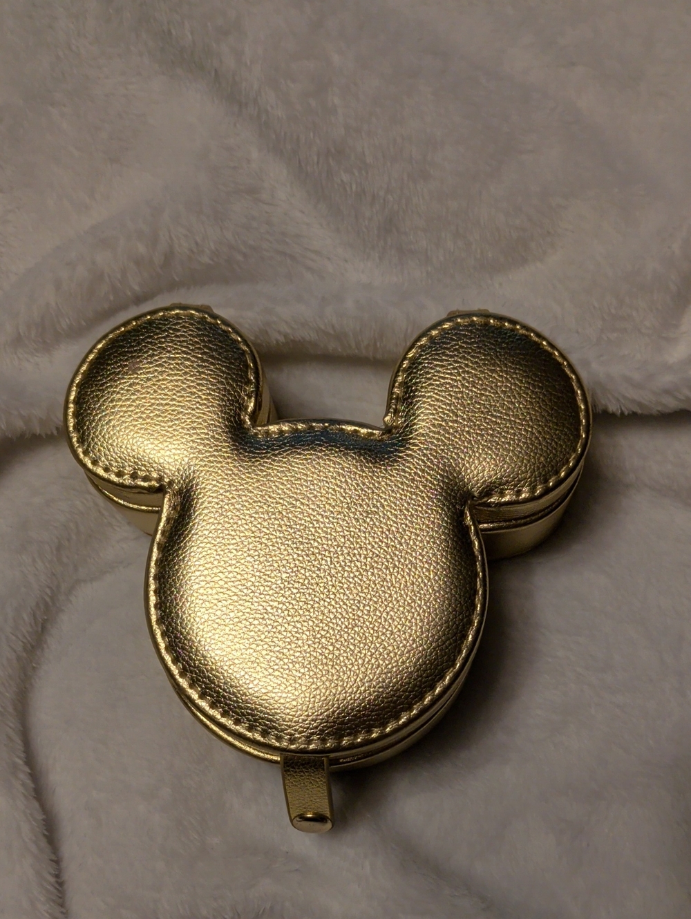 Disney Gold Mickey Travel Jewelry Case